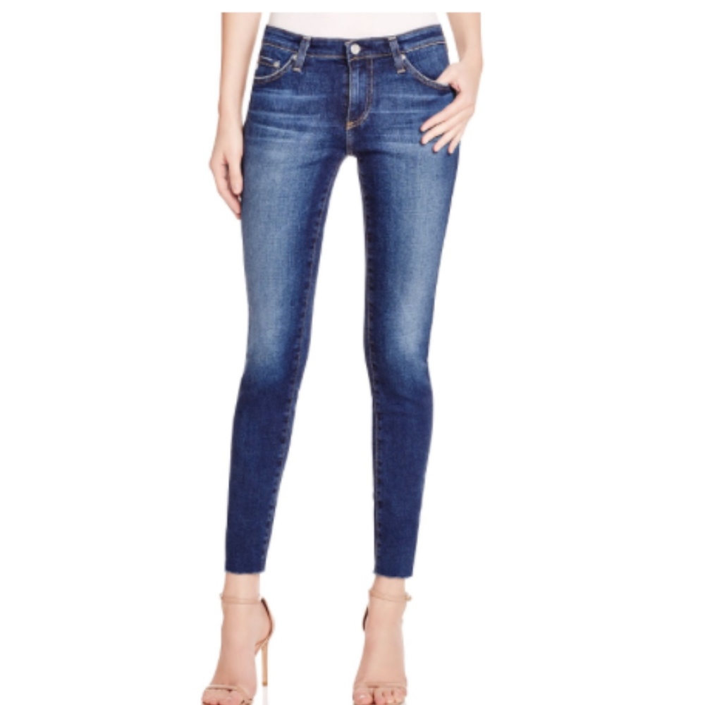 AG The Legging Ankle Raw Hem Sz 25
